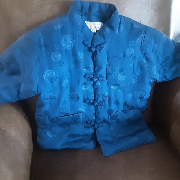 chinese padded silk jacket